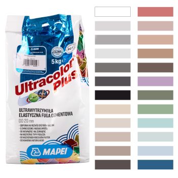 Fuga cementowa Utracolor Plus 125 5kg Mapei