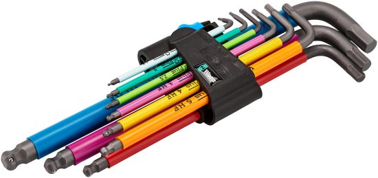 Komplet kluczy 950/9 Hex-Plus Multicolour Wera