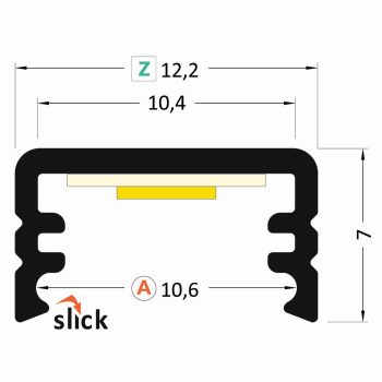 Profil TPU/10 al.nat. 2,7m Profilpas