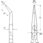 Szczypce boczne do cięcia Knipex