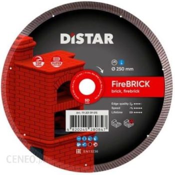 Tarcza diamentowa FireBRICK 250mm Distar