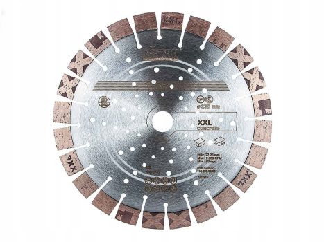 Tarcza diamentowa XXL Segmentowa 230mm Distar